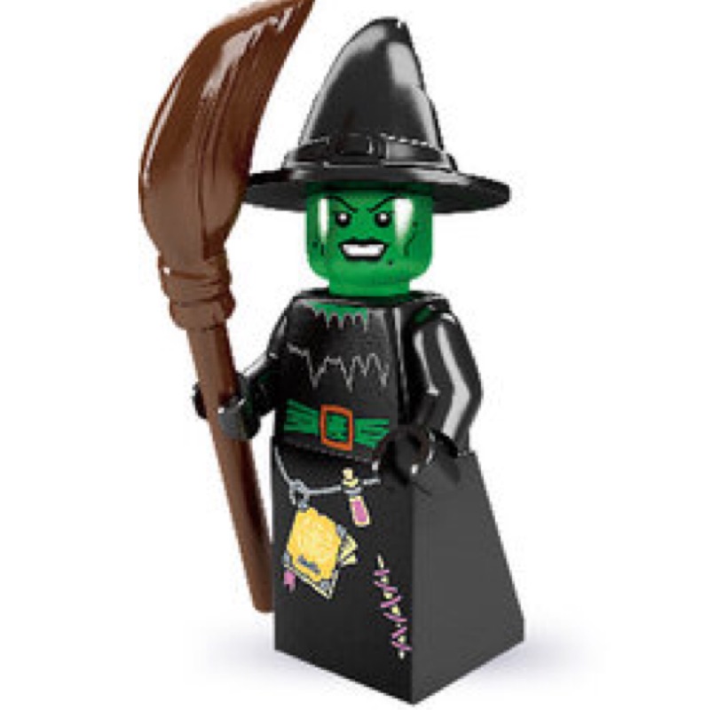 樂高 8684 二代 2代 #4號 巫婆 女巫 綠臉 絕版品