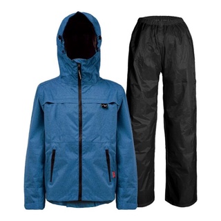 Outperform奧德蒙揹客 Packerism (夾克式)背包款衝鋒雨衣-日本藍