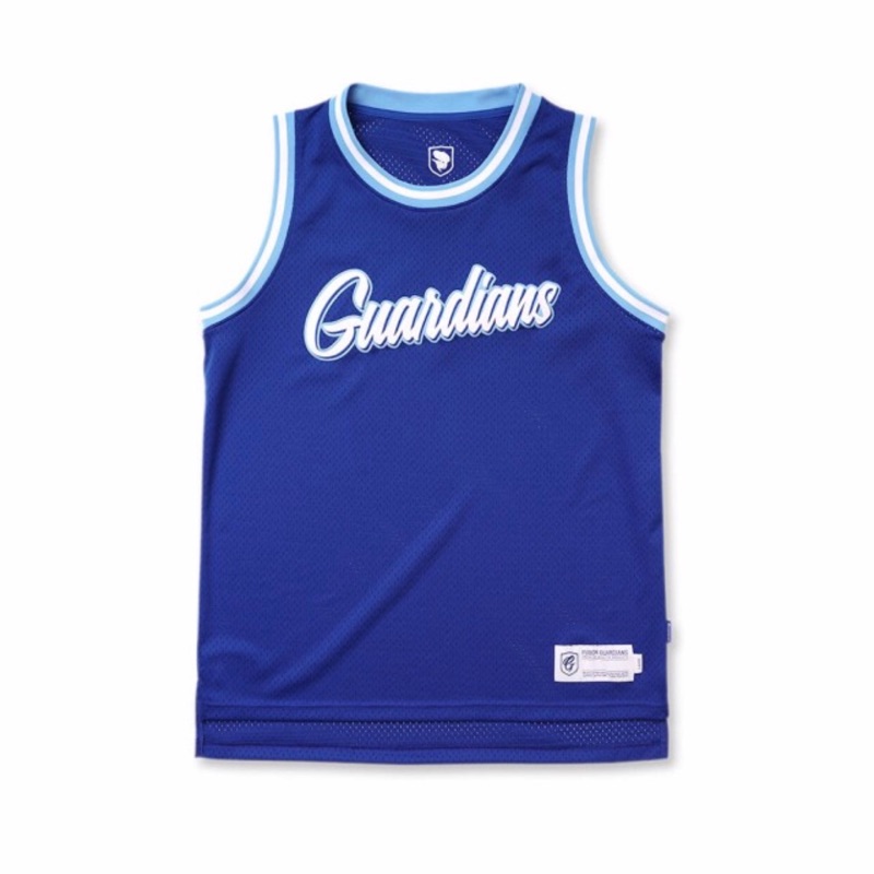 Fubon Guardians 富邦悍將2018主題球衣 寶藍復古籃球背心 XL 二手