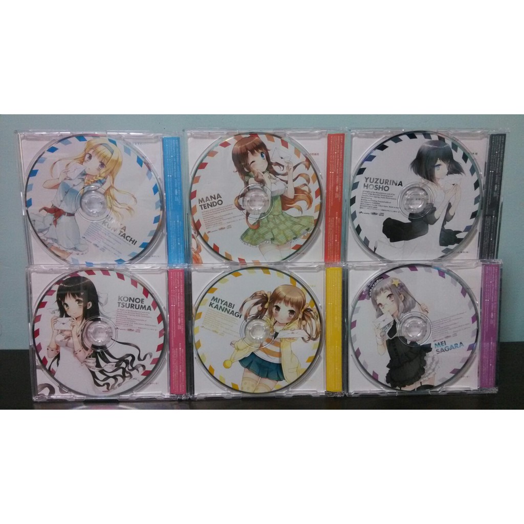 其中一個是妹妹 日版角色歌vol 1 6 Cd 心乃枝神凪雅嵯峨良芽依國立凛香天導愛菜宝生柚璃奈 蝦皮購物