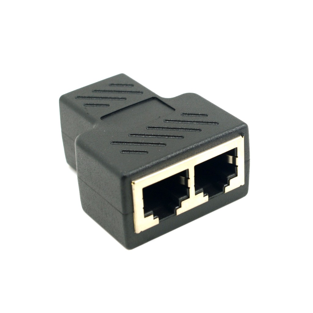 Ut 004 Cat6網路頭rj45網路接頭網路三通頭網路延長一分二轉接頭網路分接器 蝦皮購物