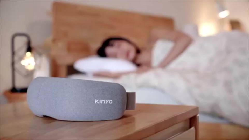 【KINYO】亮眼氣壓按摩眼罩(IAM-2602)  石墨烯 氣壓 熱敷 眼部按摩 ｜護眼  按摩 禮物 聖誕禮物