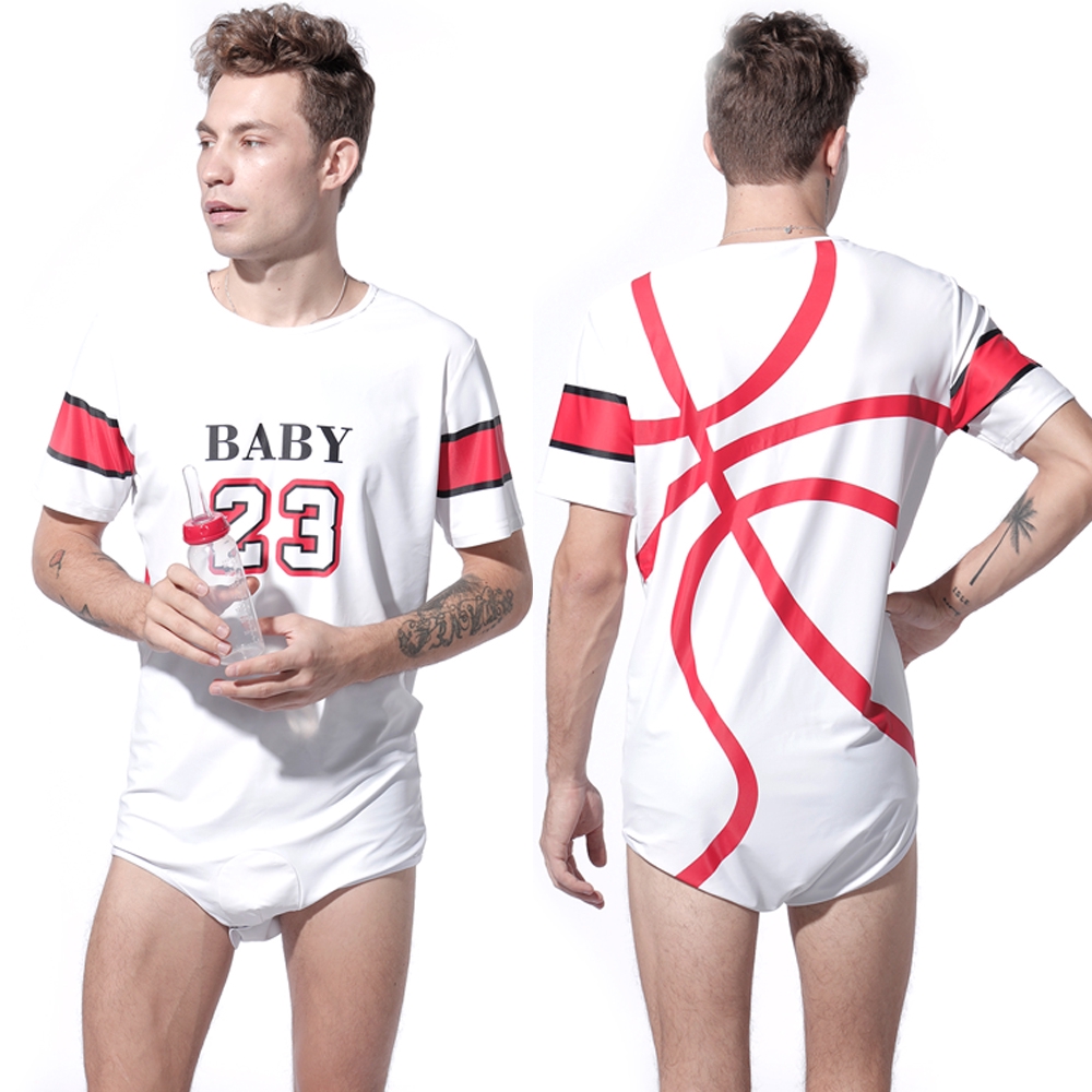 現貨 Abdl成人包屁衣ddlg 成人嬰兒加大碼連體衣baby23號成人男式緊身衣性感扣檔睡衣4xl 蝦皮購物