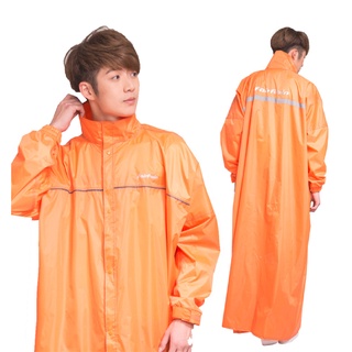 [安信騎士] FairRain 飛銳 馬卡龍 雨衣 連身式 連身雨衣 前開式 香橙野橘