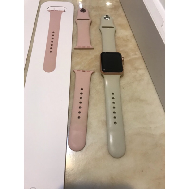 [二手保存良好］apple watch series3 38mm玫瑰金