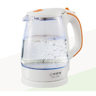 【妙管家】LED玻璃快煮壺[1.3L]HKE-1201