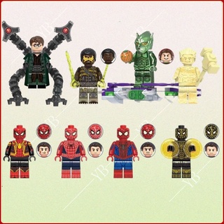 MARVEL 蜘蛛俠玩具兒童拼裝小人仔玩具漫威復仇者聯盟小人仔