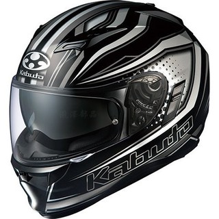 瀧澤部品 日本 OGK KABUTO 全罩安全帽 KAMUI-II 神威2 GALAN 黑銀 內藏墨片 通勤 機車重機