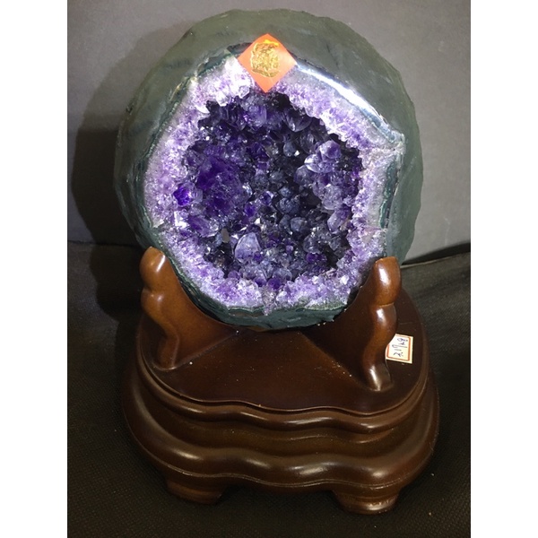 烏拉圭 紫水晶洞（晶體隱山） 重3️⃣.1️⃣公斤含座寬16公分高19公分長19公分洞深6公分
