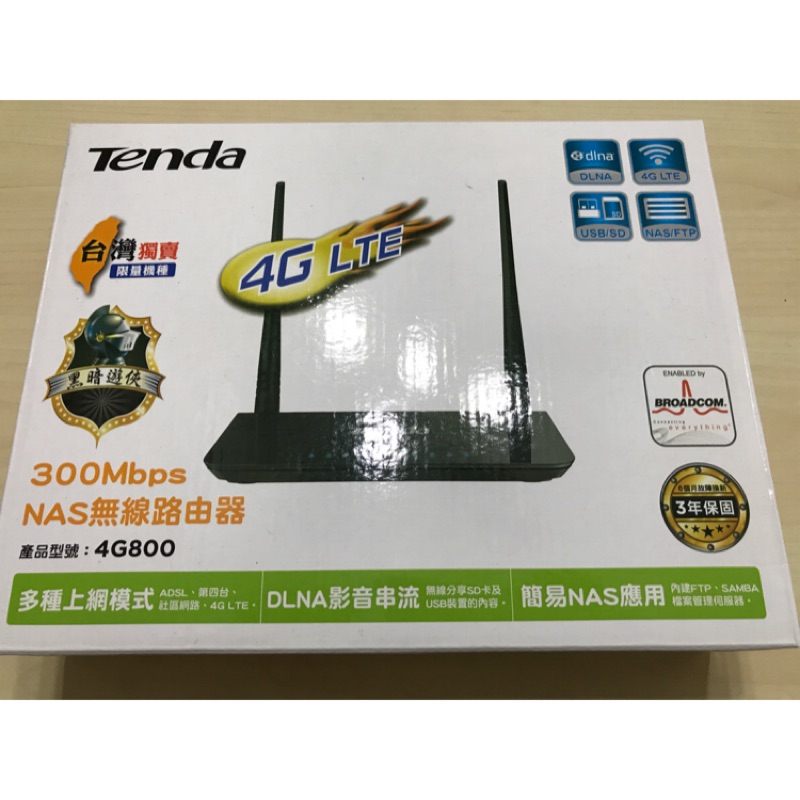 Tenda 4g800 300m Nas 無線路由器 蝦皮購物