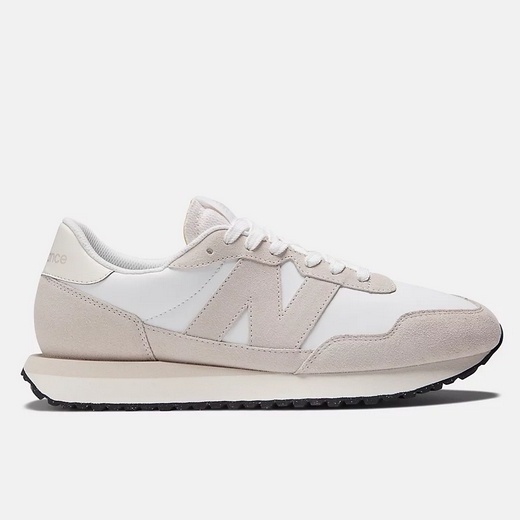 New balance 237 男女款 海鹽 與 白 復古潮流 休閒慢跑鞋 MS237SE