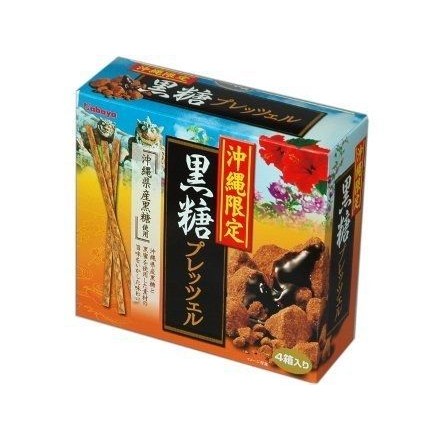 12月日本沖繩代購 - 日本沖繩限定 Kabaya 百力滋餅乾棒 紅芋/旨鹽/黑糖 大盒( 4入) - 預購