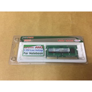 4G SO-DIMM 1.35V DDR3-1600 筆記型電腦用記憶體