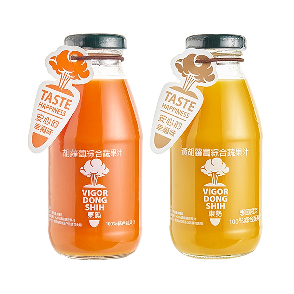 【VDS活力東勢】二色胡蘿蔔綜合蔬果汁(290ml*24瓶/箱)-台灣農漁會精選