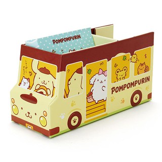 Sanrio 布丁狗紙膠帶&便條紙組附桌上型巴士造型收納盒