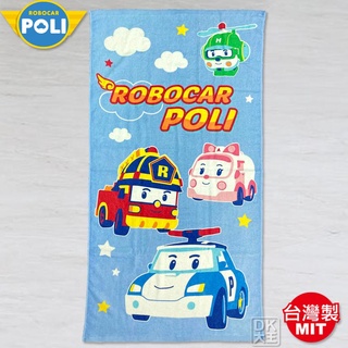 POLI 波力純棉浴巾 車子組 吸水浴巾 大浴巾【DK大王】