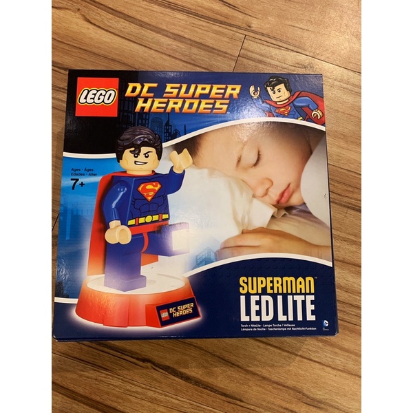 ®️ 全新正品樂高 LEGO®︎ Super Man LED 超人 手電筒 夜燈