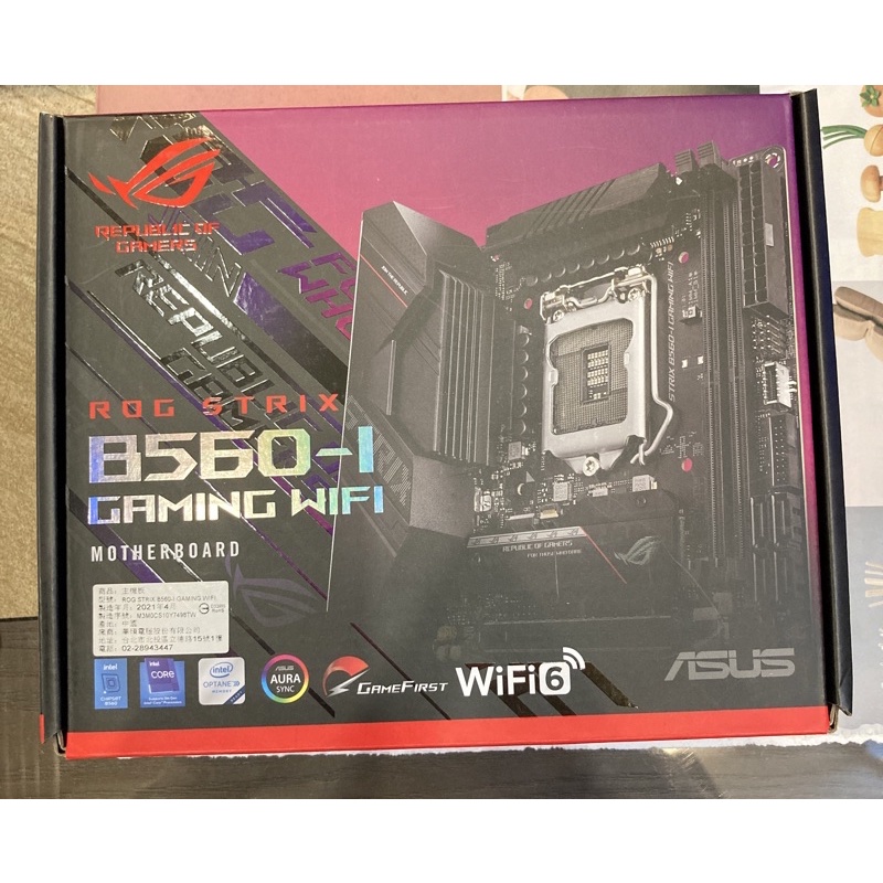 ASUS ROG STRIX B560-I Gaming WIFI ITX 主機板