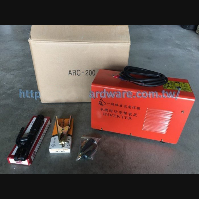 【joburly】一級棒 ARC-200 防電擊直流電焊機 220V 電焊機配備-電銲夾 地夾 快速接頭