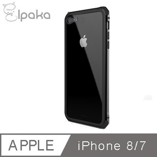 Elpaka Kai iPhone 8/iphone 7 4.7吋 鋁合金 邊框 + 7H 防爆 玻璃 背蓋 保護殼