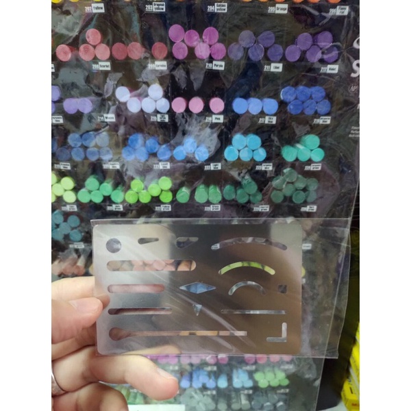 板橋酷酷姐美術 製圖用 消字板 和諧粉彩用模板  #和諧粉彩 #製圖板 #消字板