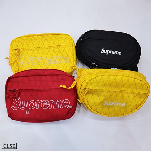 yellow supreme shoulder bag