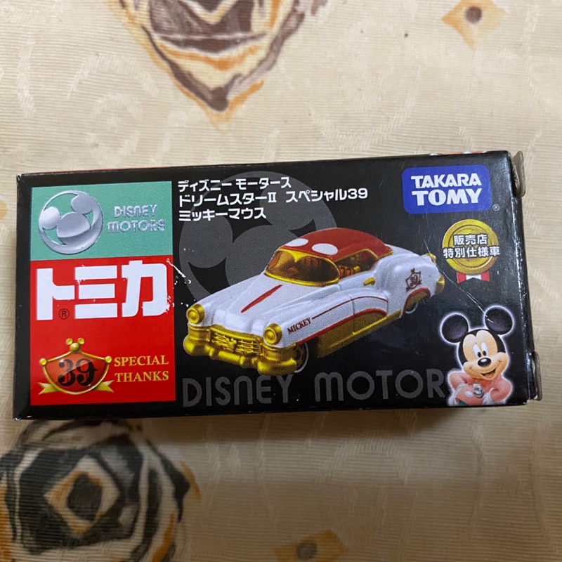 TOMICA 銷售39百萬紀念 白色 米奇古董老爺車 特別仕樣車 迪士尼