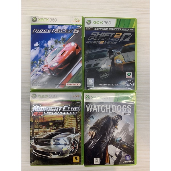 XBOX360 遊戲片🎮 看門狗/灣岸/實感賽車6/進化時代2（限量版賽車遊戲）