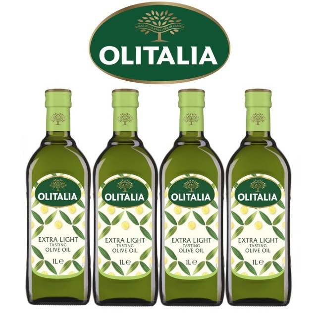 3460595【Olitalia奧利塔】精緻橄欖油1000mlx4 瓶(雙入禮盒組)-MOMO代購