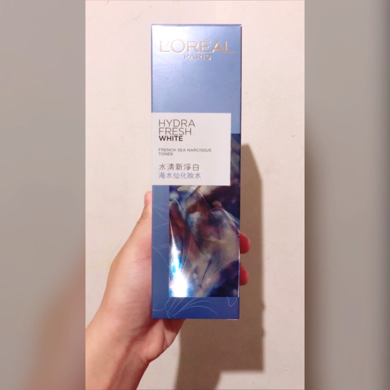 全新 巴黎萊雅LOREAL Paris水清新淨白海水仙化妝水