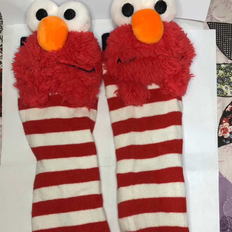 日本環球影城Elmo造型襪子