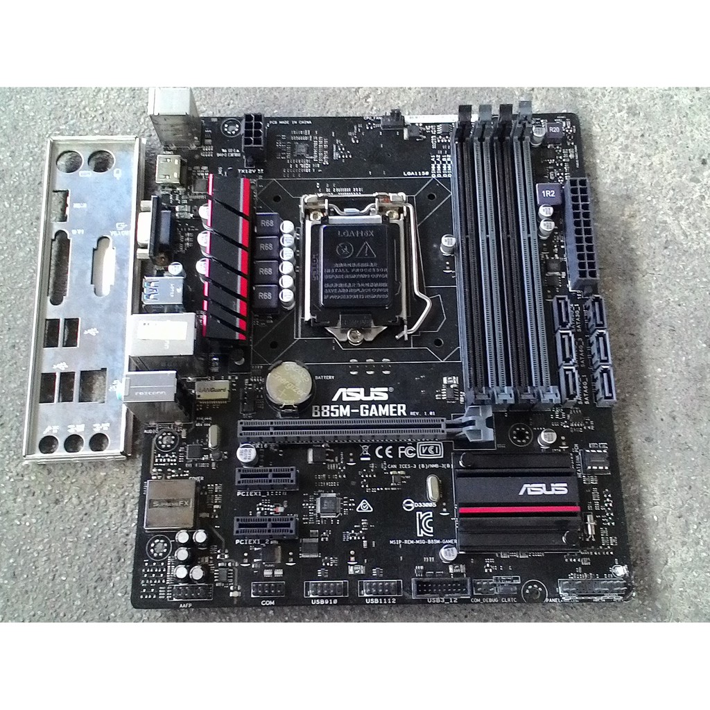 華碩 ASUS B85M-GAMER LGA1150 腳位主機板 良品