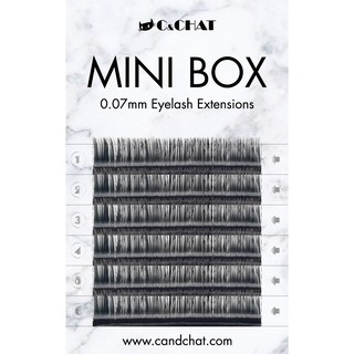 C&CHAT MiniBox 睫毛 / 嫁接睫毛 / 2種捲度 / 7種長度