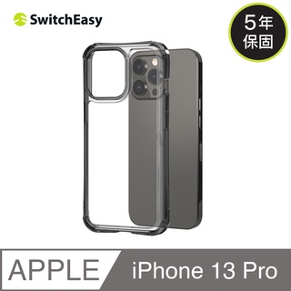 ALOS【SwitchEasy 美國魚骨】iPhone 13 Pro (6.1吋) 抗菌軍規防摔 透明 手機殼 永不泛黃