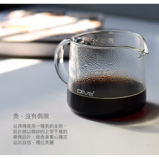 享折扣 Driver Moka 耐熱玻璃壺400ml / 600ml / 巴洛克-南瓜壺 玻璃壺 咖啡壺 泡茶壺刻度線