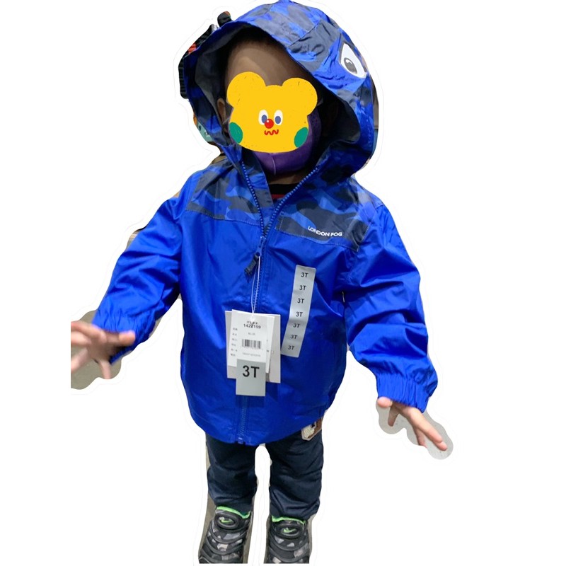Costco好市多代購-LONDON FOG KIDS JAKET兒童防風防潑水外套 保暖防風 恐龍外套 兒童風衣
