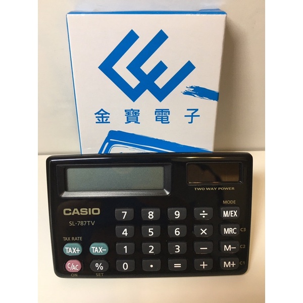 CASIO卡西歐計算機 名片型計算機 攜帶型計算機 太陽能計算機 金寶電子