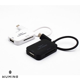 USB 3.1 Type-c OTG 傳輸線 讀卡機 記憶卡 外接 隨身碟 HUB Micro 『無名』 K07104