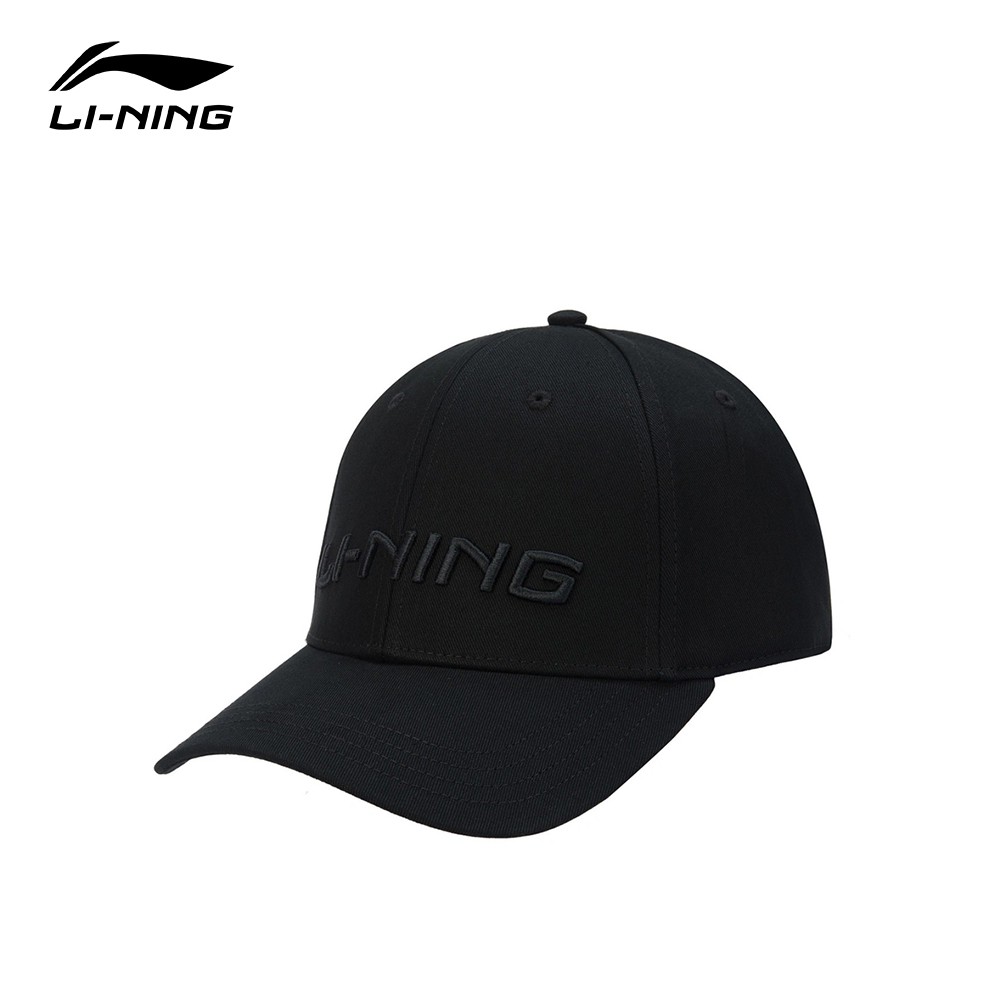 LI NING 李寧 運動時尚經典 棒球帽 黑色 AMYR218-1
