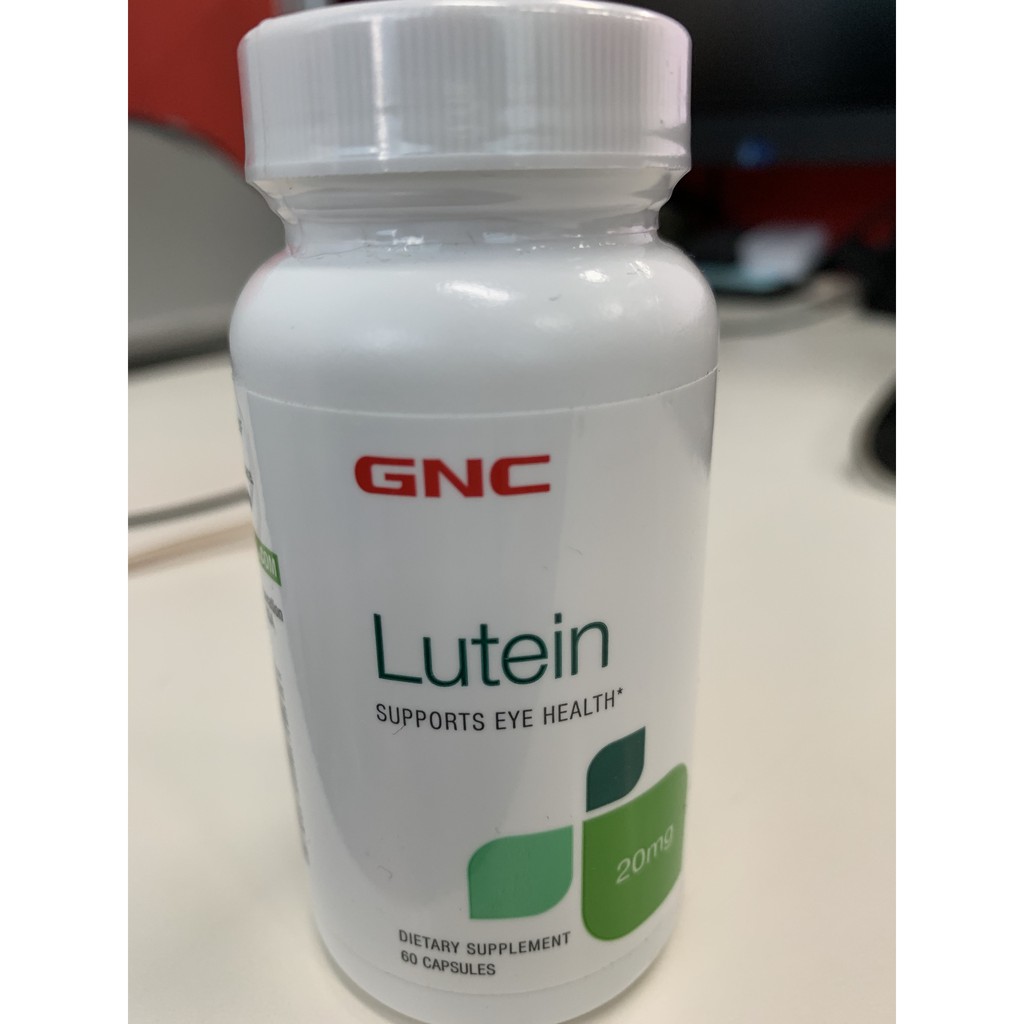 GNC 新包裝 葉黃素 Lutein 20mg 60顆
