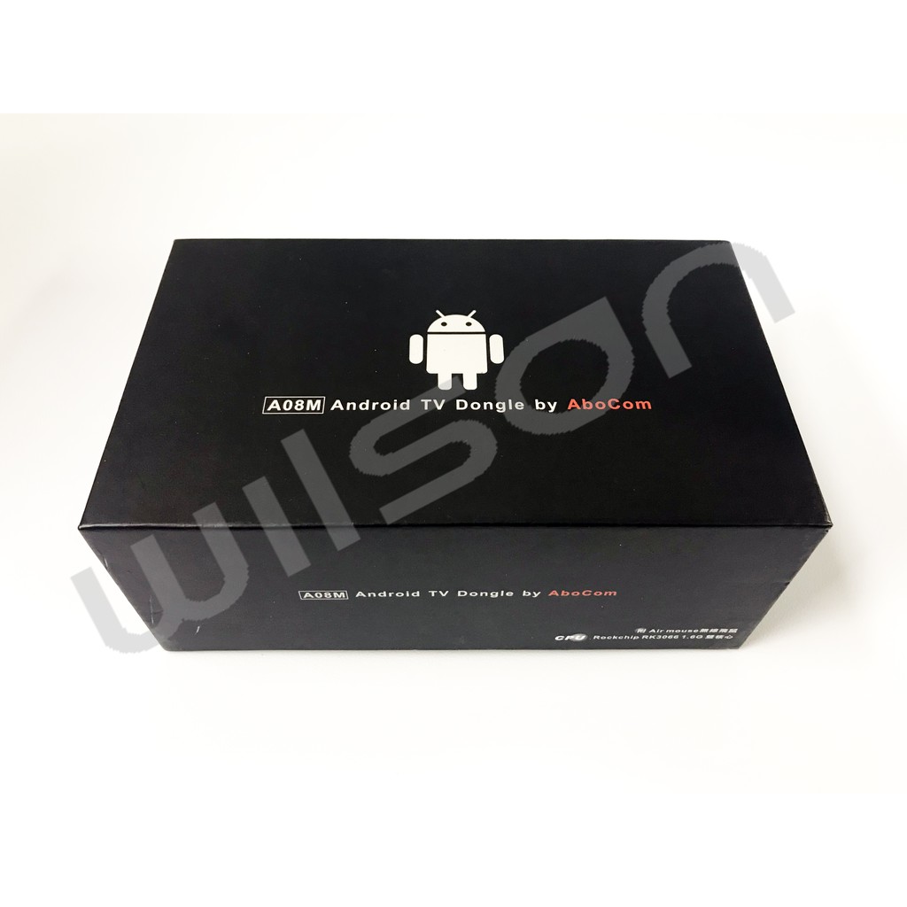 【AboCom】友旺 A08M 雙核心 附AM05無線飛鼠體感遙控器 Android TV Dongle 智慧電視棒