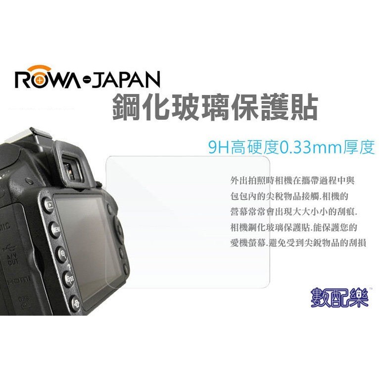 數配樂 樂華 ROWA CANON 鋼化玻璃 保護貼 550D 600D 60D EOS M M2 保護貼