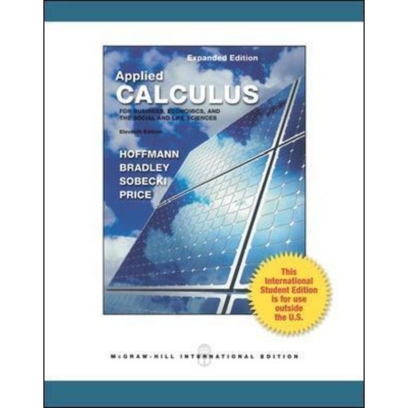 微積分原文書 Hoffmann Applied Calculus 11版 11 11e 9789814626446