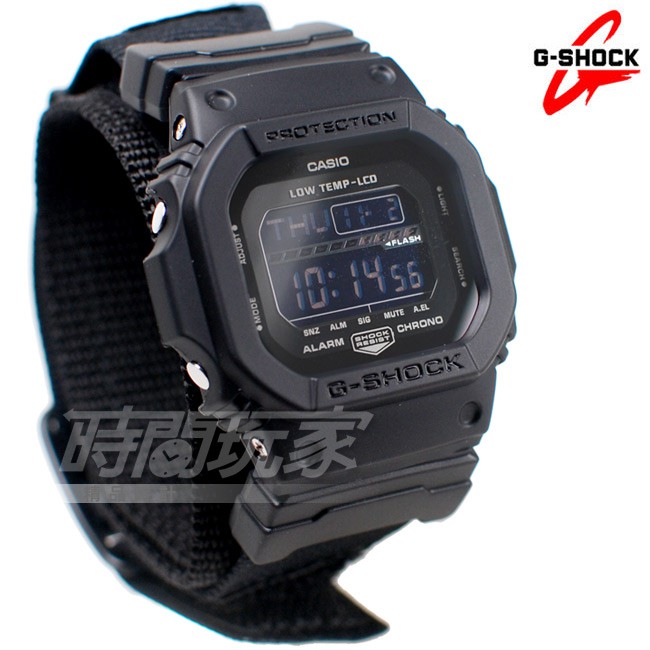 G-SHOCK GLS-5600WCL-1 軍事風飛行夾克設計極限運動男錶 電子錶 黑 CASIO卡西歐【時間玩家】