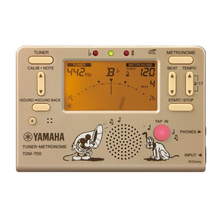 【現代樂器】日本 YAMAHA TDM-700DMK 限定版 調音/節拍器 米老鼠米奇布魯托款