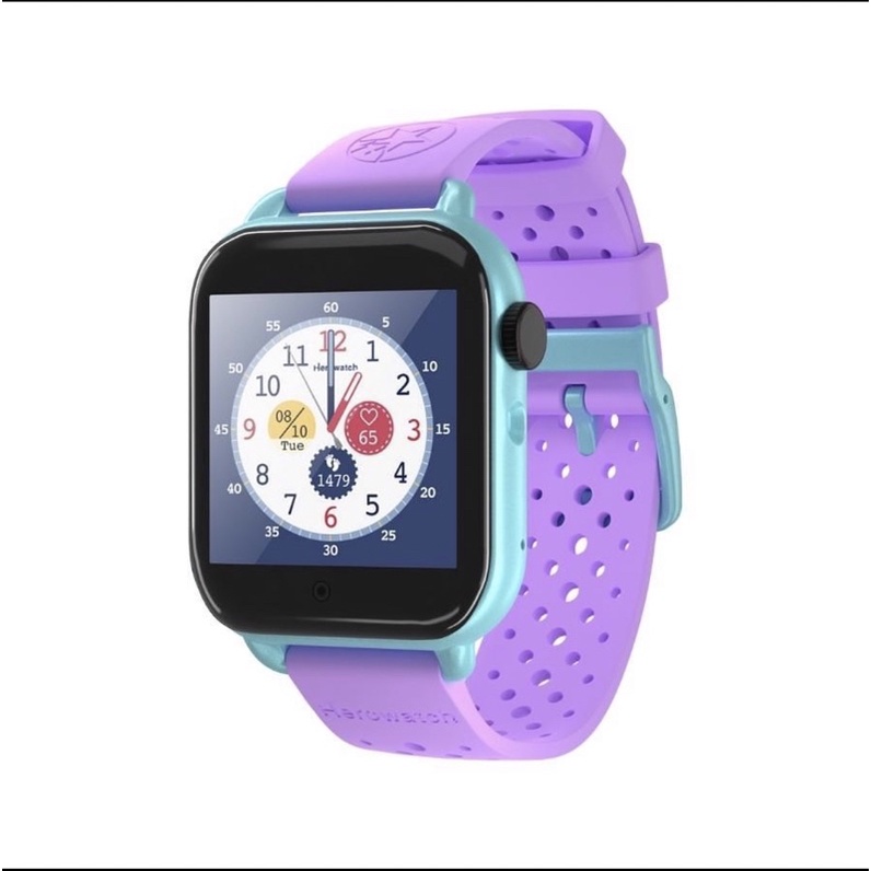 Herowatch 2 首款支援健康溫度檢測 4G兒童智慧手錶 夢幻紫 全新