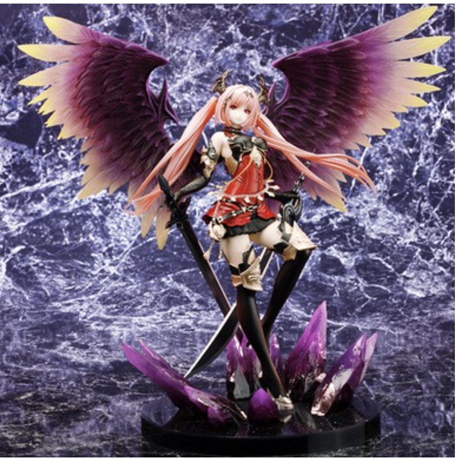 神擊的巴哈姆特站姿天使紅天使白墮天使奧利維亞手辦動漫周邊港版模型收藏品手辦公仔 蝦皮購物