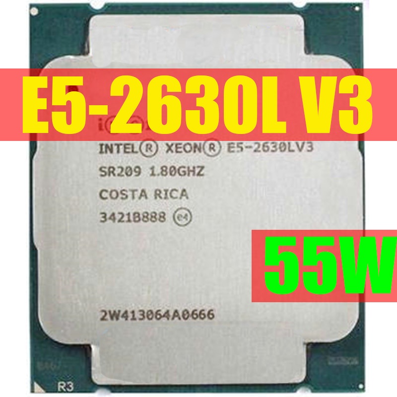 E5-2630L V3原裝英特爾至強OEM版本E5 2630LV3 CPU 8核1.80GHZ 20MB 22nm