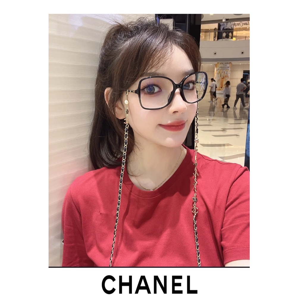 【預購】麗睛眼鏡Chanel【可刷卡分期】香奈兒 CH5210Q 附香奈兒眼鏡鏈 香奈兒小羊皮穿鏈 太陽眼鏡鏈 小香眼鏡