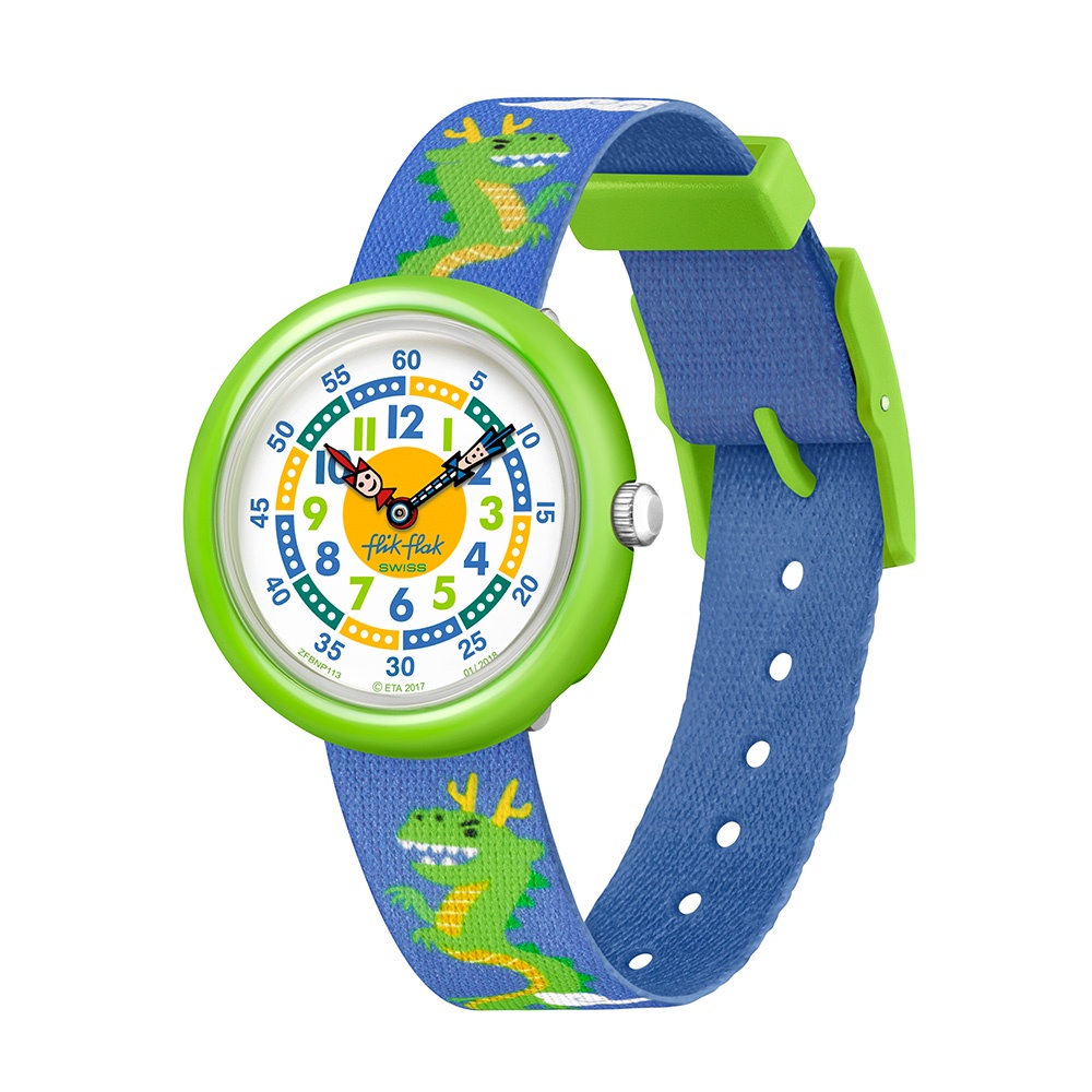 【FlikFlak】兒童錶 飛飛龍 DANCING DRAGON (31.85mm) 瑞士錶 FBNP113C 手錶